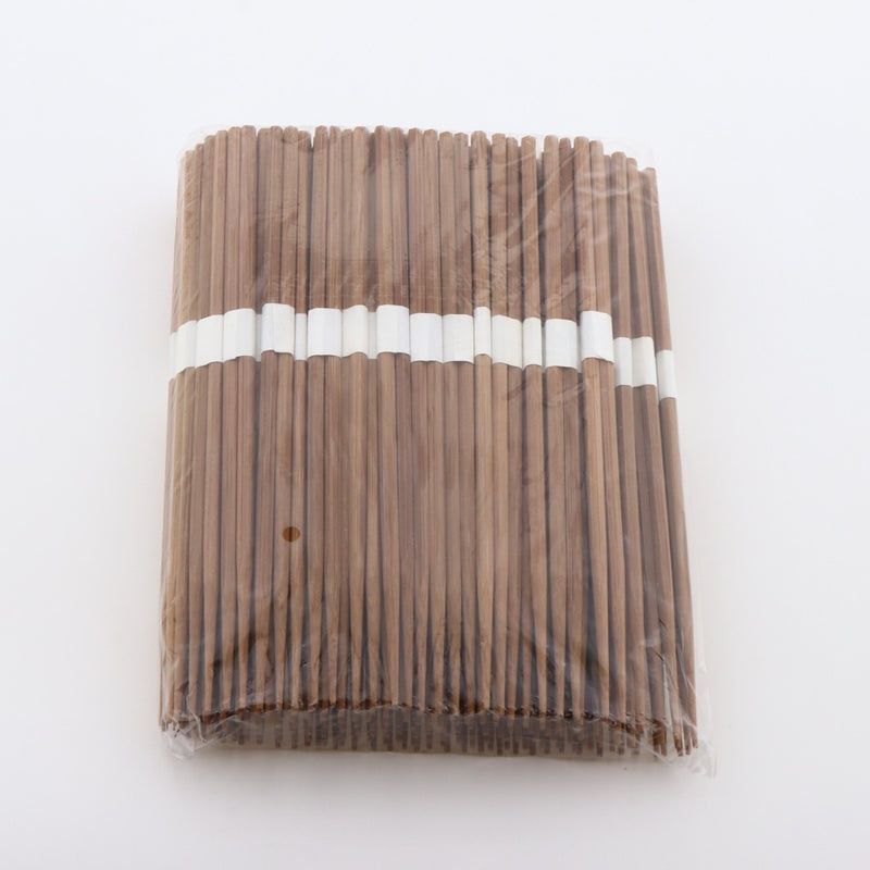 スス竹 六角箸 片口 24cm 白帯巻