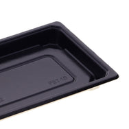 バガス寿司容器 FET-1.0本体  ブラック