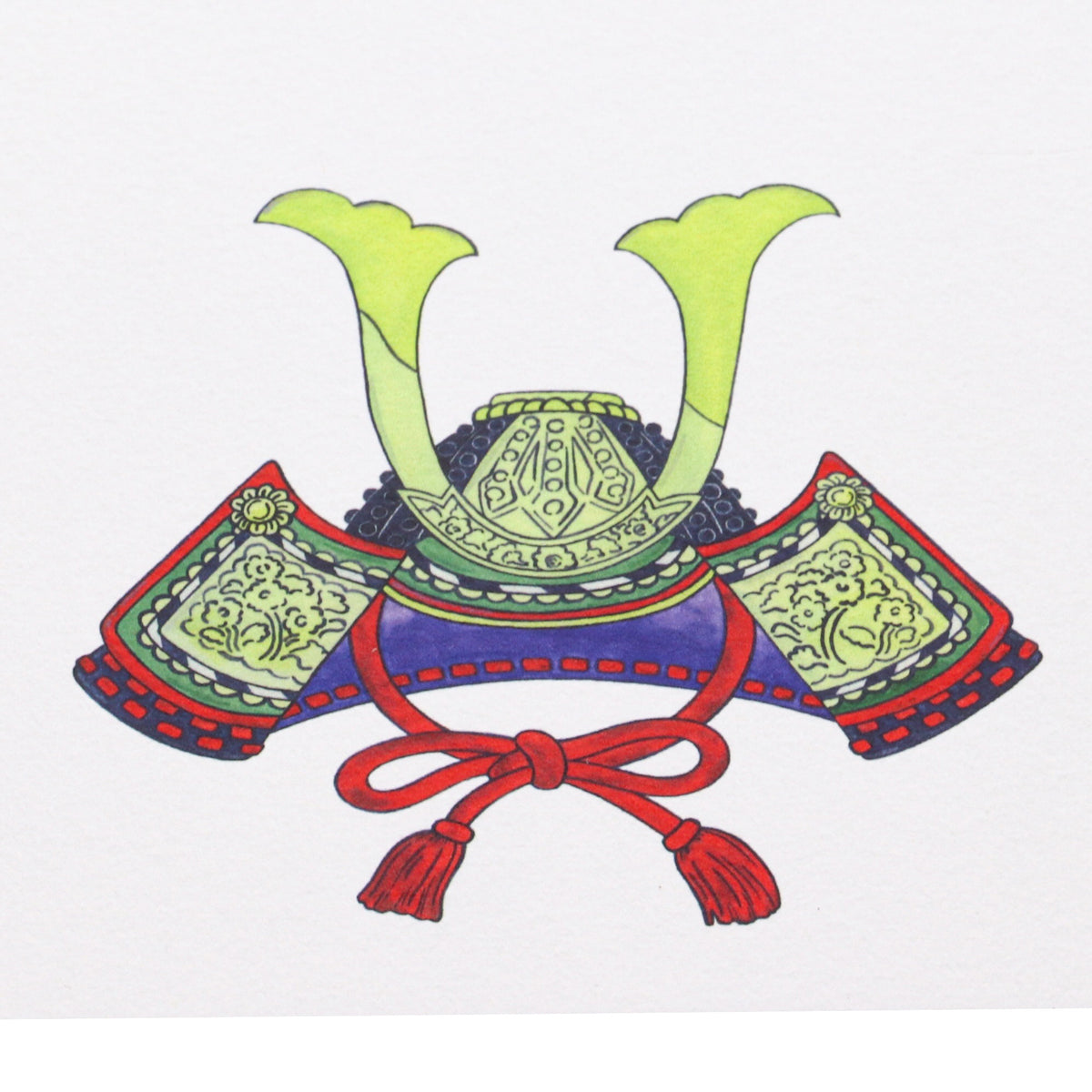 掛紙「兜（かぶと）」120×400mm