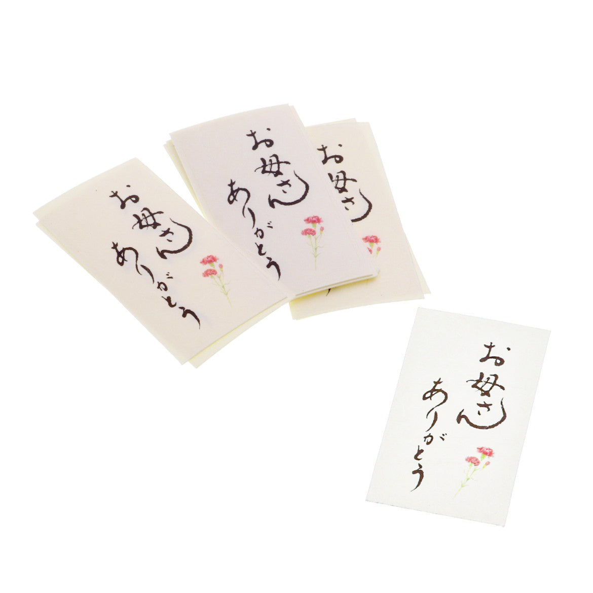 【季節商品】雲竜「お母さんありがとう」シール 60×30mm