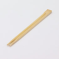 箸：竹 双生 21cm＋箸袋：名入れ5型ハカマセット