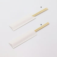 箸：竹天削 21cm＋箸袋：名入れ5型ハカマセット