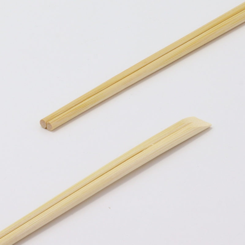 箸：竹天削 21cm＋箸袋：名入れ5型ハカマセット