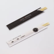 箸：竹天削 21cm＋箸袋：名入れ4型8寸箸袋セット
