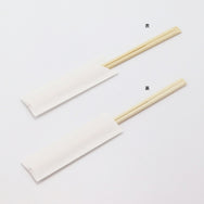箸：竹天削 24cm＋箸袋：名入れ5型ハカマセット