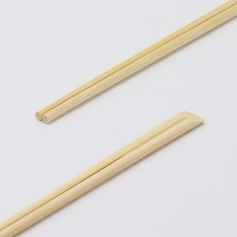 箸：竹天削 24cm＋箸袋：名入れ5型ハカマセット