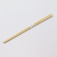 箸：竹天削 24cm＋箸帯：名入れ箸帯20mm幅巻き