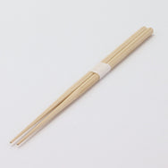 箸：桧六角箸 24cm＋箸帯：名入れ箸帯20mm幅巻き