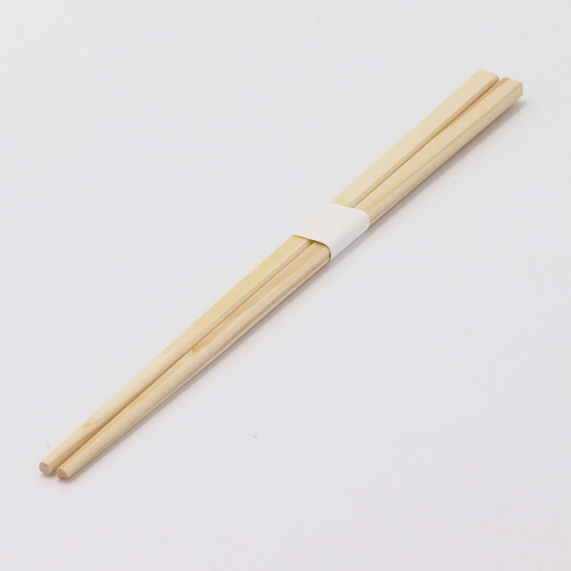 エゾ松 角箸 24cm 白帯巻
