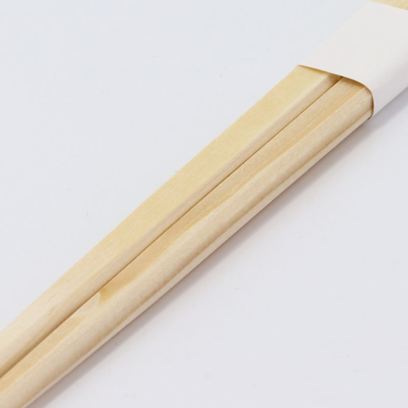 エゾ松 角箸 24cm 白帯巻
