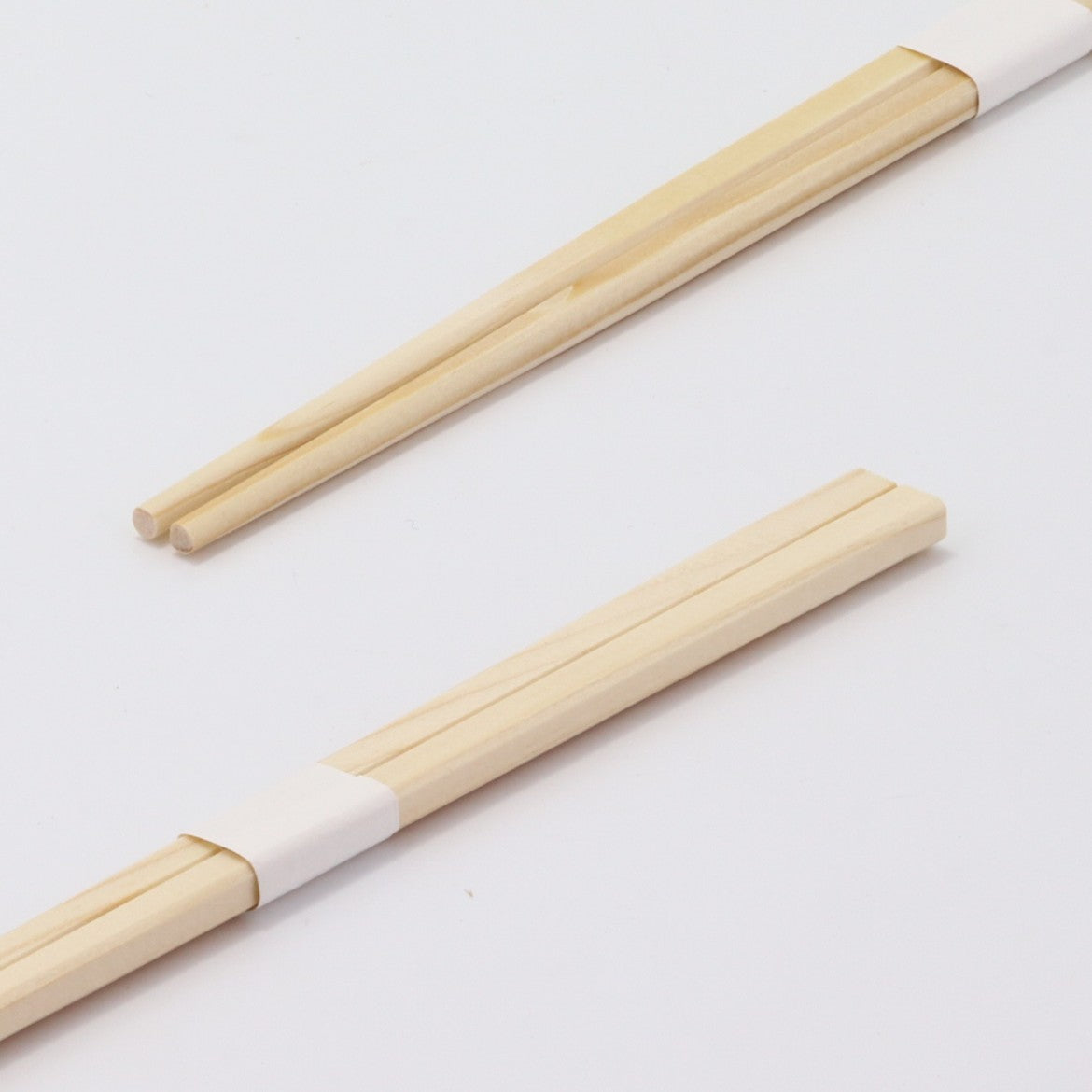 エゾ松 角箸 24cm 白帯巻