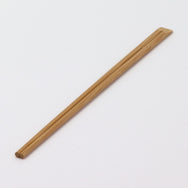 箸：竹 炭化天削 24cm＋箸袋：名入れ5型ハカマセット