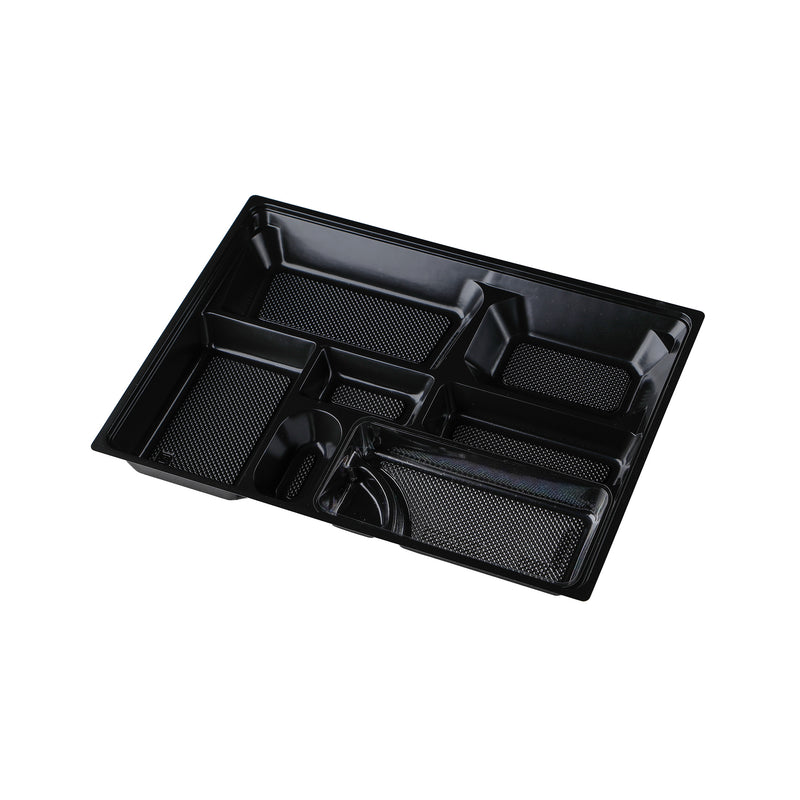 一段専用 120-90C-1黒：刺身トレー付 中仕切トレー※本体別売