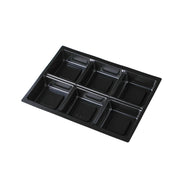 一段専用 115-80C-2黒 中仕切トレー※本体別売