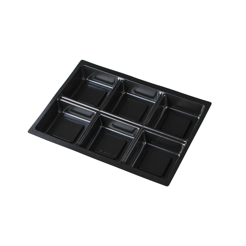 一段専用 115-80C-2黒 中仕切トレー※本体別売