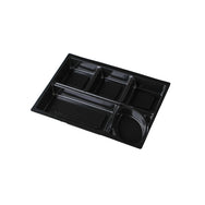 一段専用 115-80C-3黒 中仕切トレー※本体別売