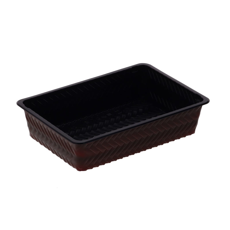 アジロ弁当箱 大 本体 タメ黒 ※蓋別売