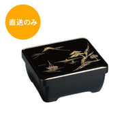 木製腰丸丼重黒内朱沈金山水 32015990