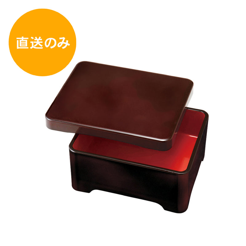 共足丼重 溜内朱本漆塗(蓋親) 40420450