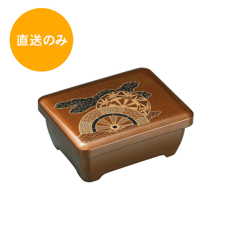 ミニ光琳丼重 梨地御所車内朱(蓋親) 41000230