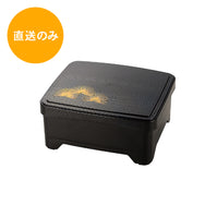 ﾃｲｸｱｳﾄ象足丼重 黒に松笠(内黒) 21016110