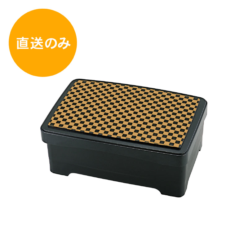ﾃｲｸｱｳﾄ天丼重(黒) 金市松 21016270