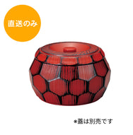 はつり亀甲丼 根来塗(内黒)親 41000182