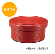 1人ﾛｸﾛ目飯器 朱 蓋(内黒) 40430511