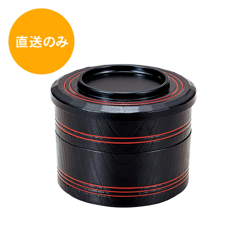 田吾作弁当蓋黒朱ﾗｲﾝ(蓋) 45014820