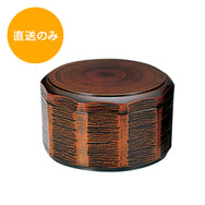 TA木彫飯器φ128栃(内黒) 32000190