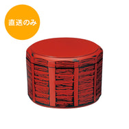 TA木彫多用丼φ140(中)根来(内黒)(蓋親) 45150680