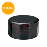 TA木彫多用丼φ175(大)曙(内朱)(蓋親) 32000020
