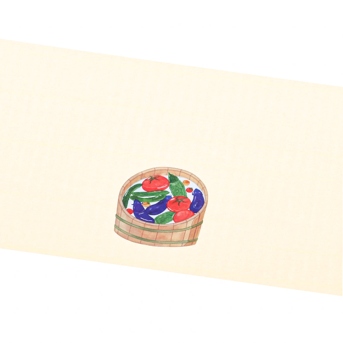 掛紙「夏野菜」120×400mm