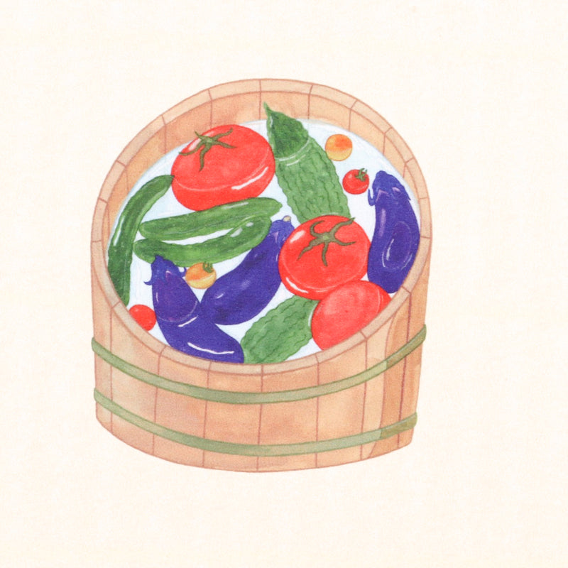 掛紙「夏野菜」120×400mm