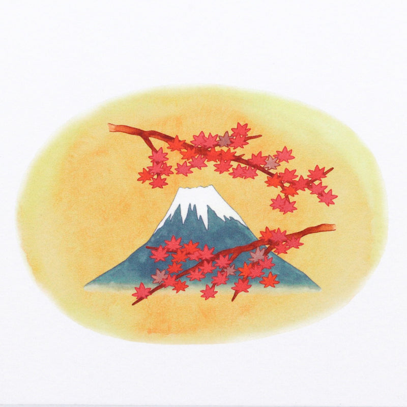 掛紙「富士もみじ」120×400mm