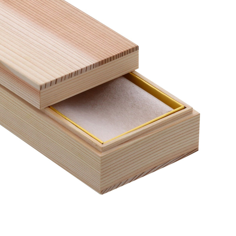 sugi hako「からすみ」片腹用 金台紙入【大】70×230mm