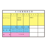 紙重箱 印籠 赤漆 8寸 本体※蓋別売