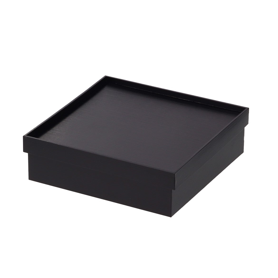紙重箱 かぶせ蓋 黒漆 6.5寸 BD-60 1段用