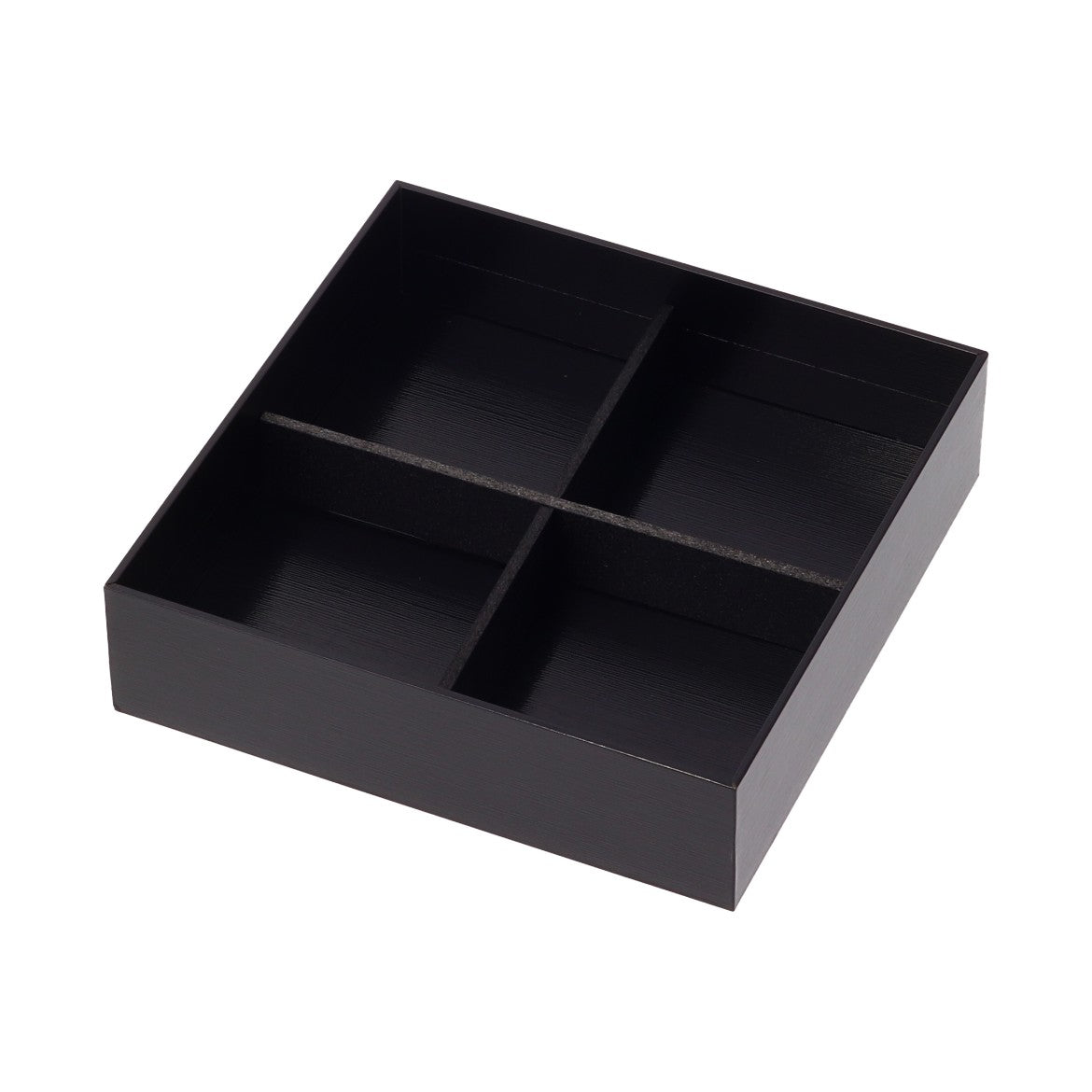 紙重箱 かぶせ蓋 黒漆 6.5寸 BD-60 1段用