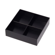 紙重箱 かぶせ蓋 黒漆 6.5寸 BD-60 1段用