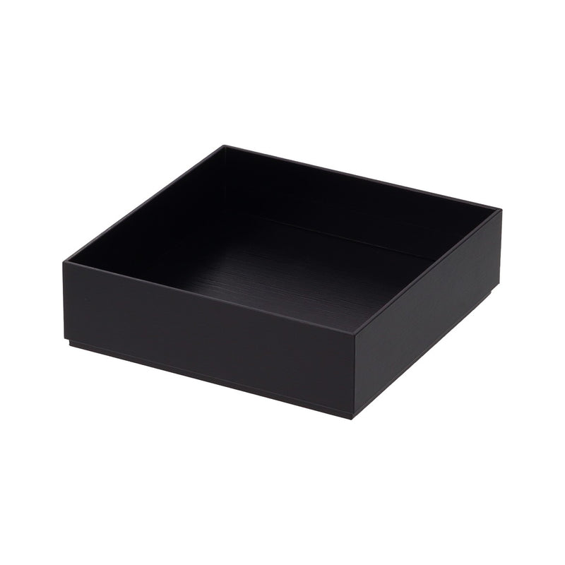紙重箱 黒漆 6.5寸 BD-60 重ね用