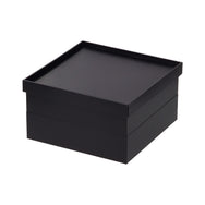 紙重箱 黒漆 6.5寸 BD-60 重ね用