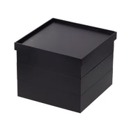 紙重箱 黒漆 6.5寸 BD-60 重ね用