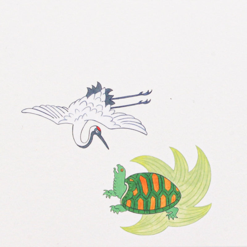 掛紙「鶴と亀」120×400mm