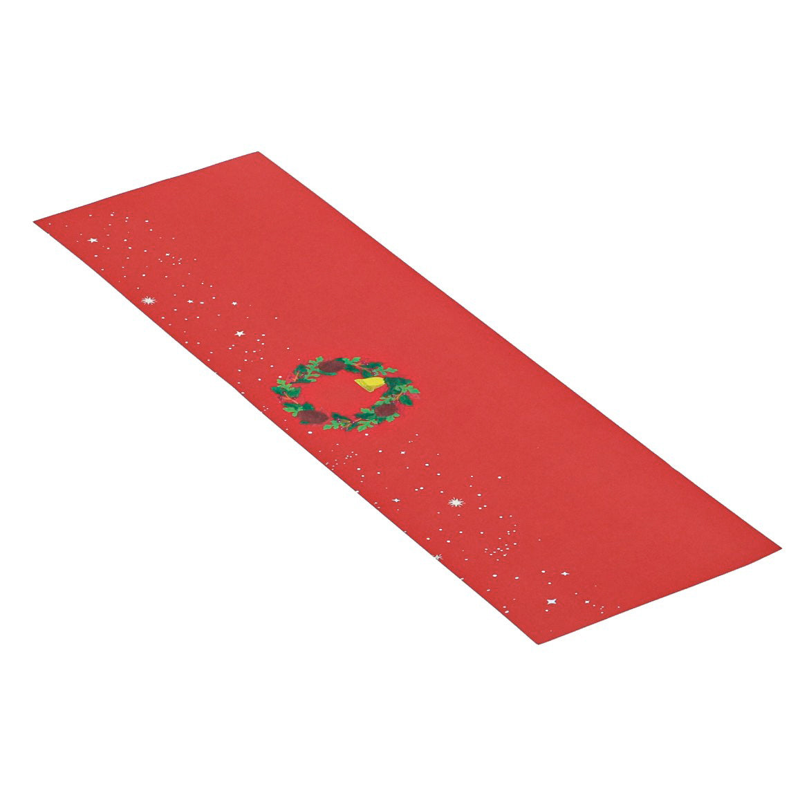 【季節商品】掛紙「クリスマスリース」120×420mm
