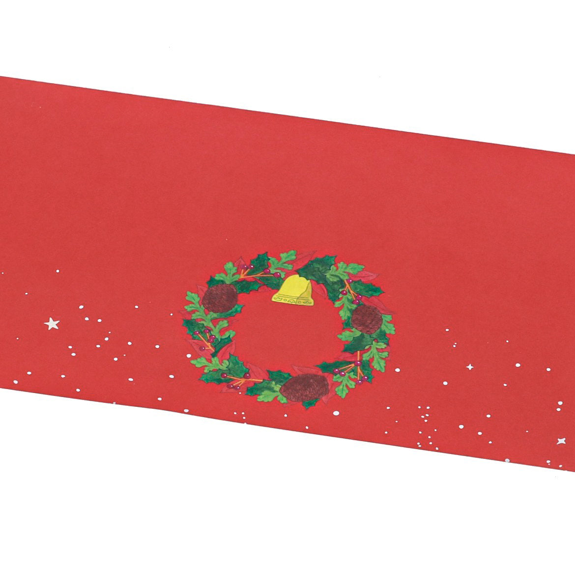 【季節商品】掛紙「クリスマスリース」120×420mm