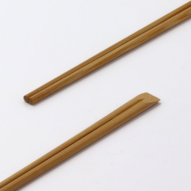 スス竹 天削箸 21cm 炭化箸