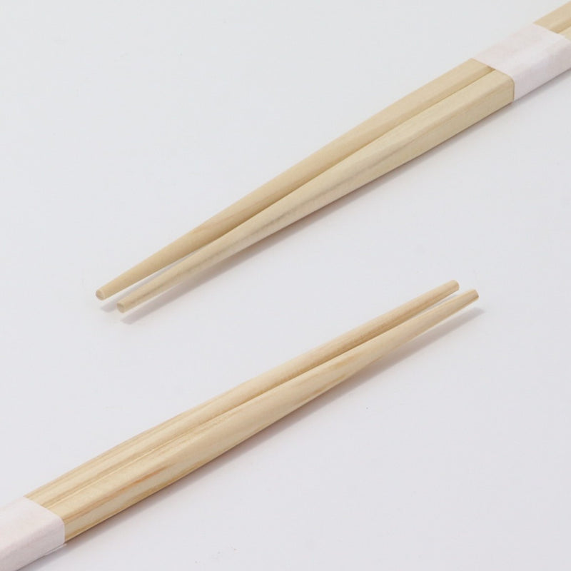 桧箸 四角 両口 26cm 白帯巻