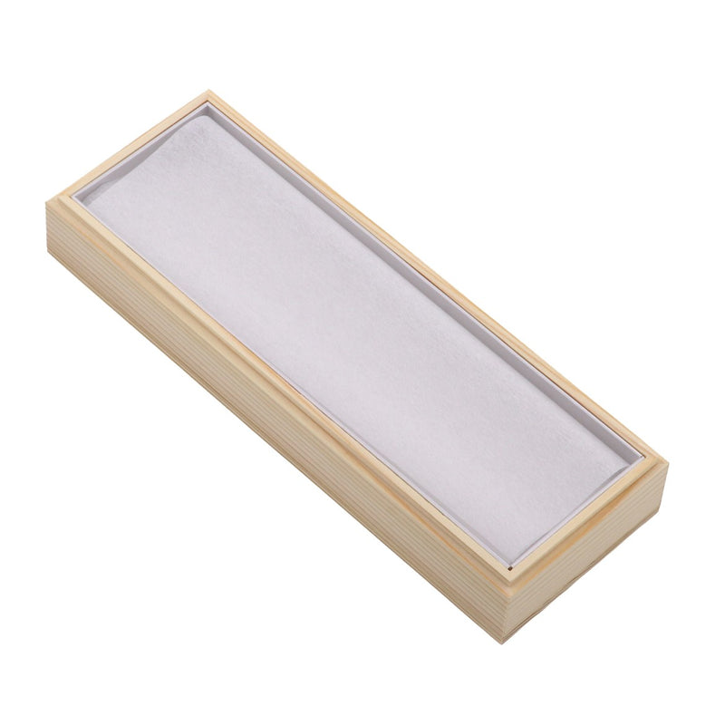 sugi hako(杉箱)「からすみ」片腹 銀台紙入【大】70×230mm