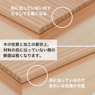 秋田杉 6.5寸 角丸目しゃくり蓋